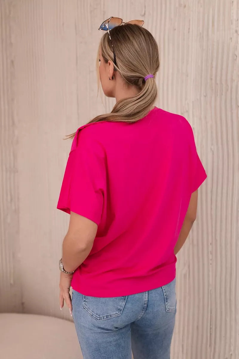 Women's pink T-shirt Korin