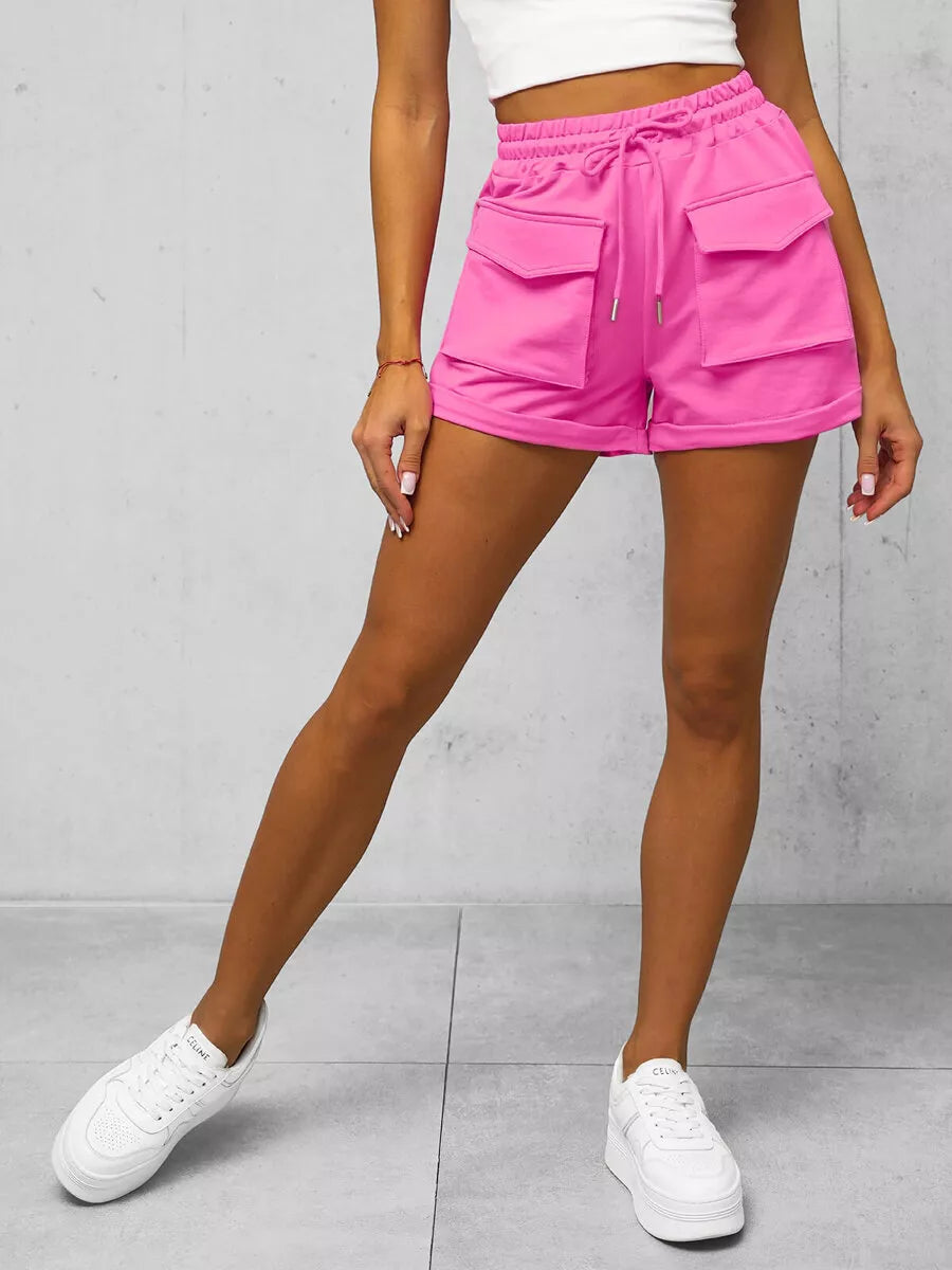 Women's pink Cargo shorts