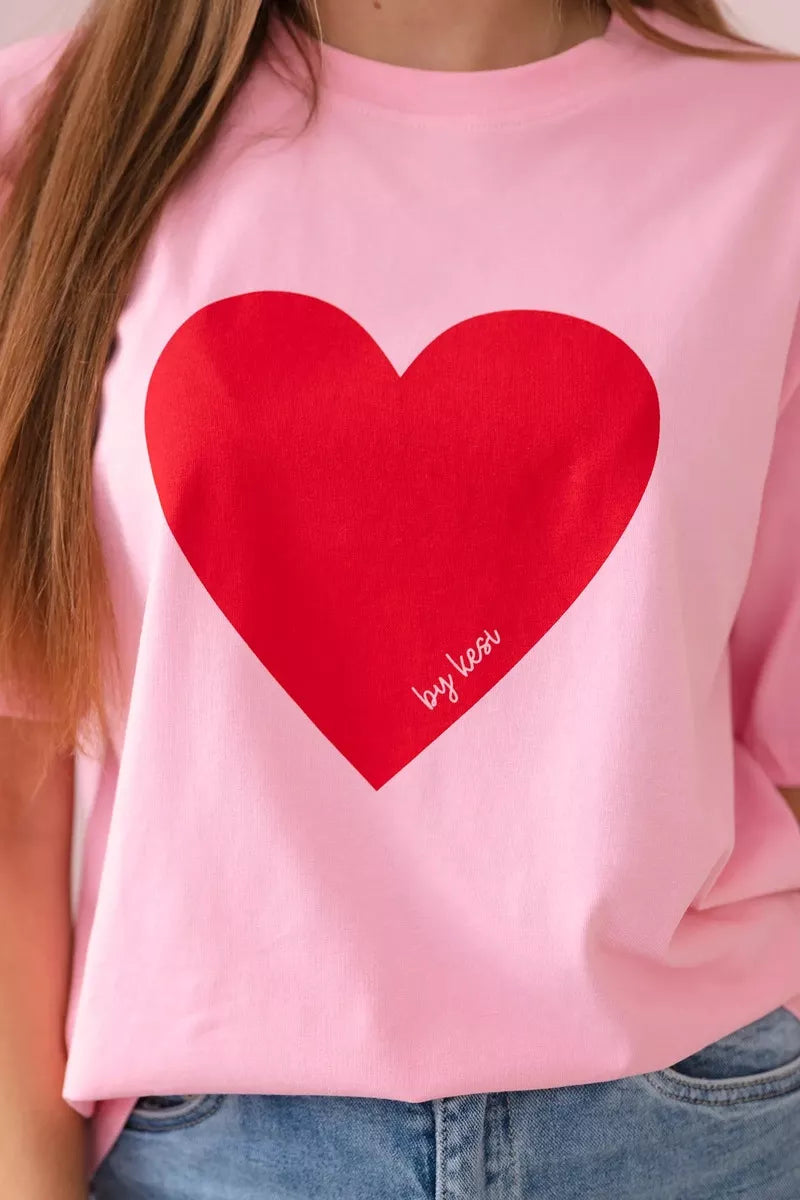 Women's pink T-shirt Madame