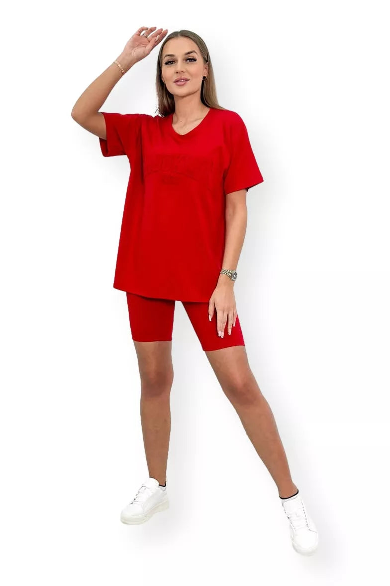 Women's red set Korina