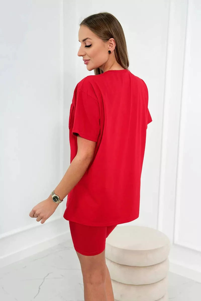 Women's red set Korina