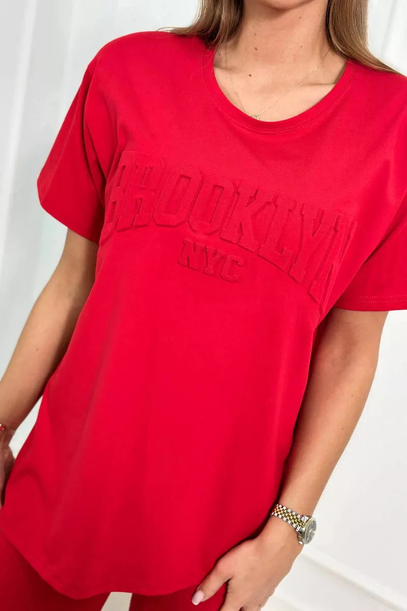 Women's red set Korina