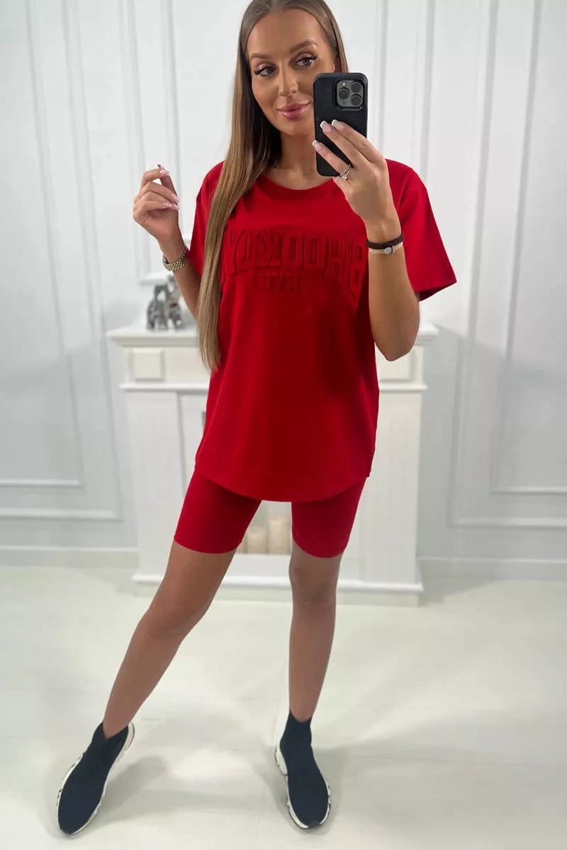 Women's red set Korina