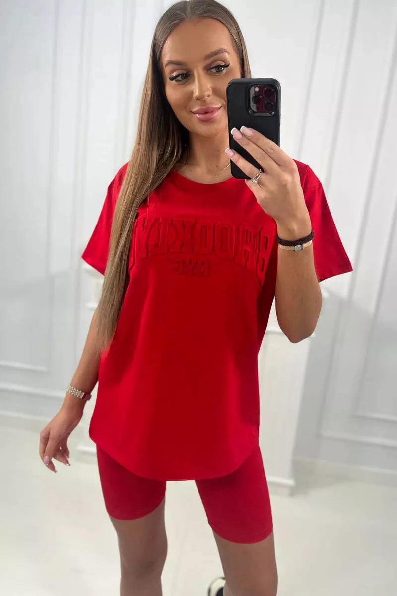 Women's red set Korina