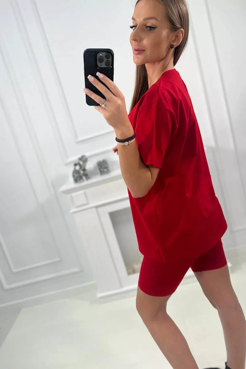 Women's red set Korina