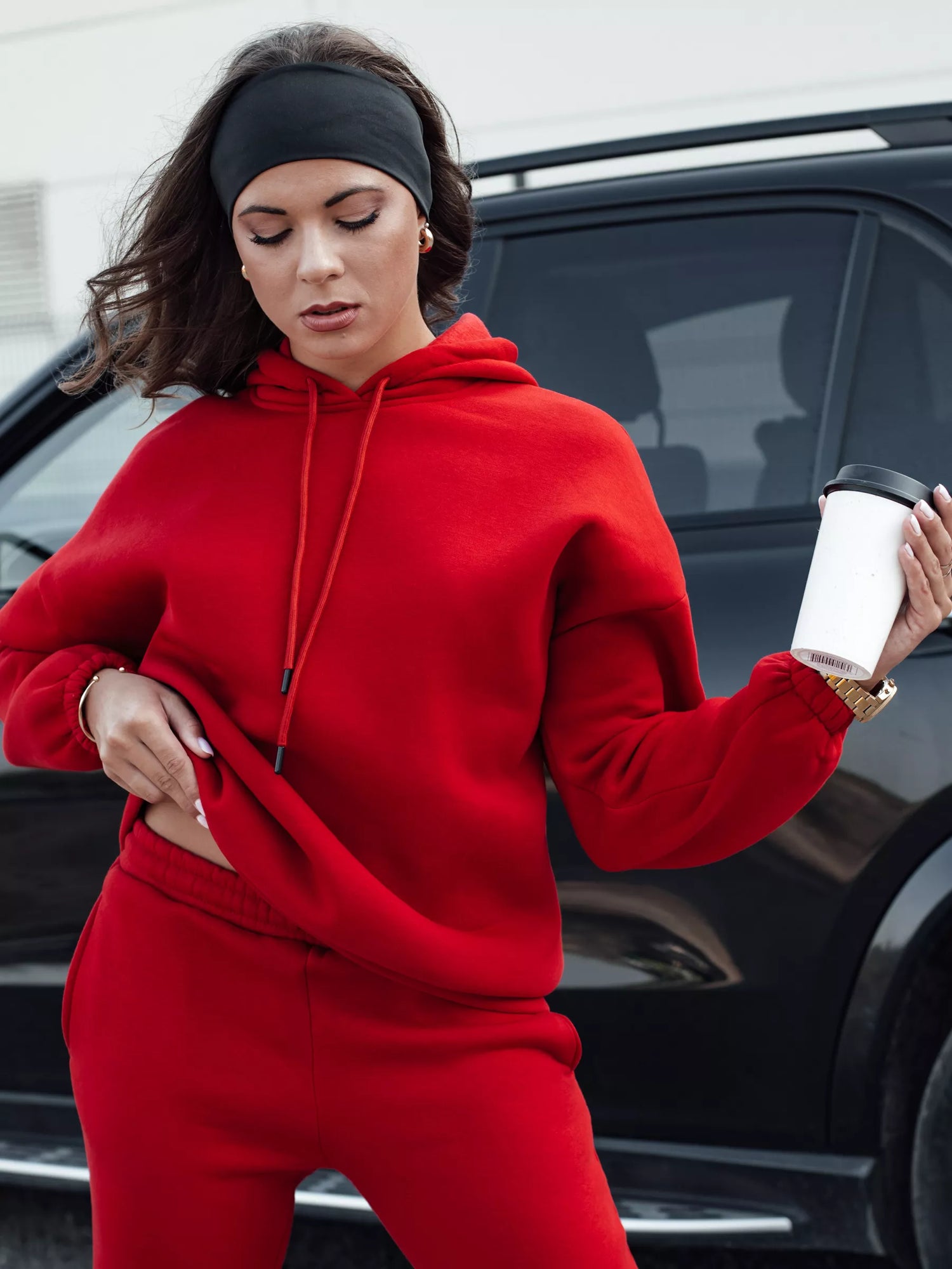 Women's red set Ksenia