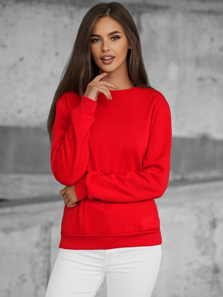 Women's red sweater Kober