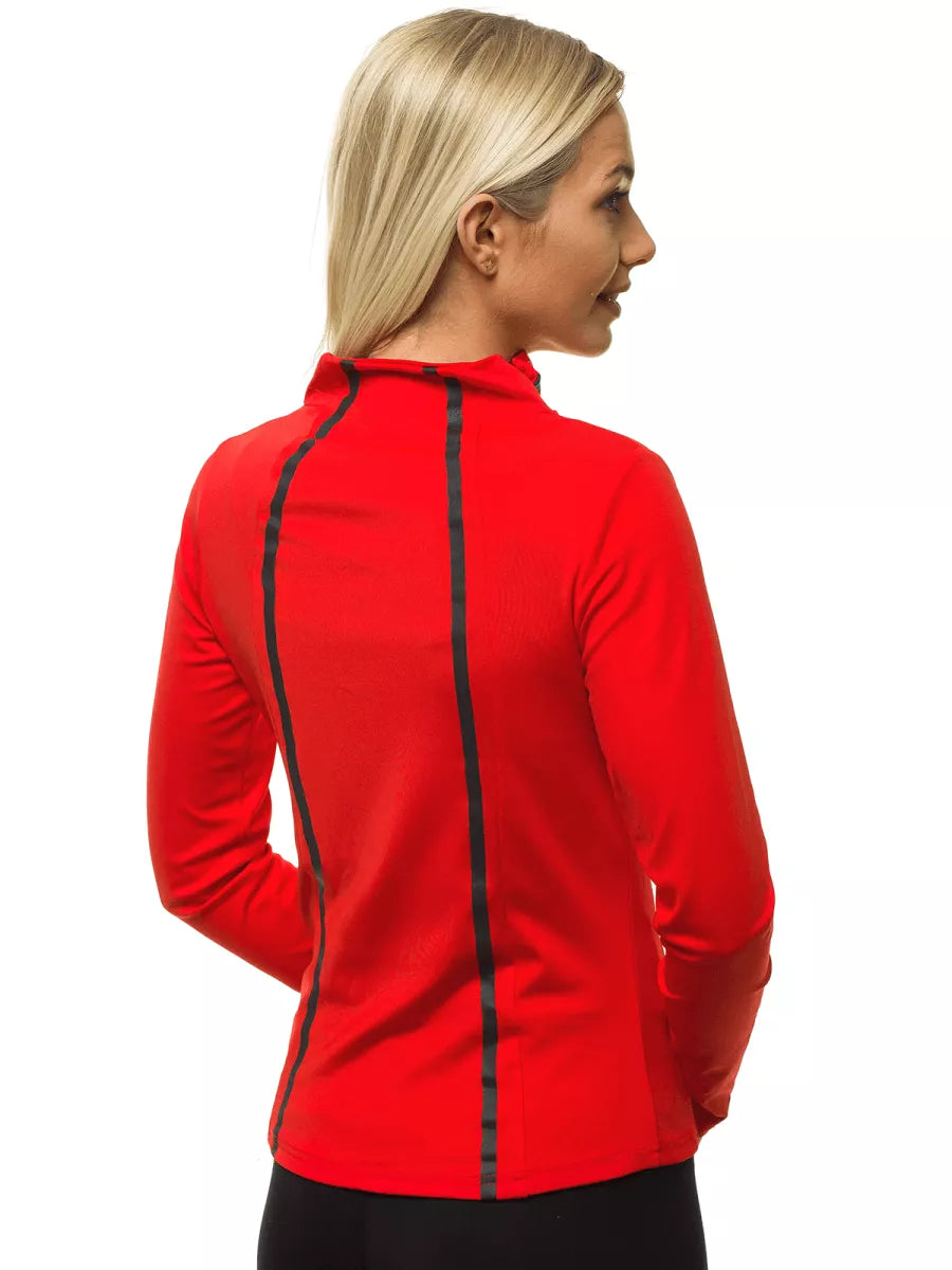 Women's red sweater Sater