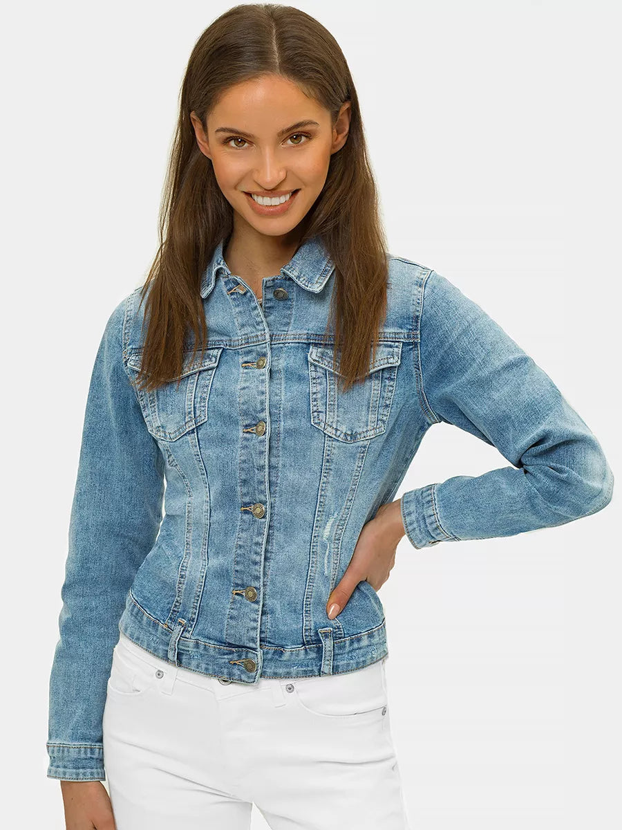 Women's thin denim jacket Kamily