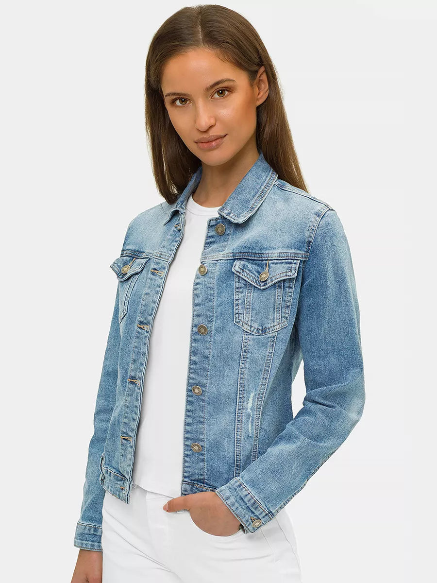 Women's thin denim jacket Kamily