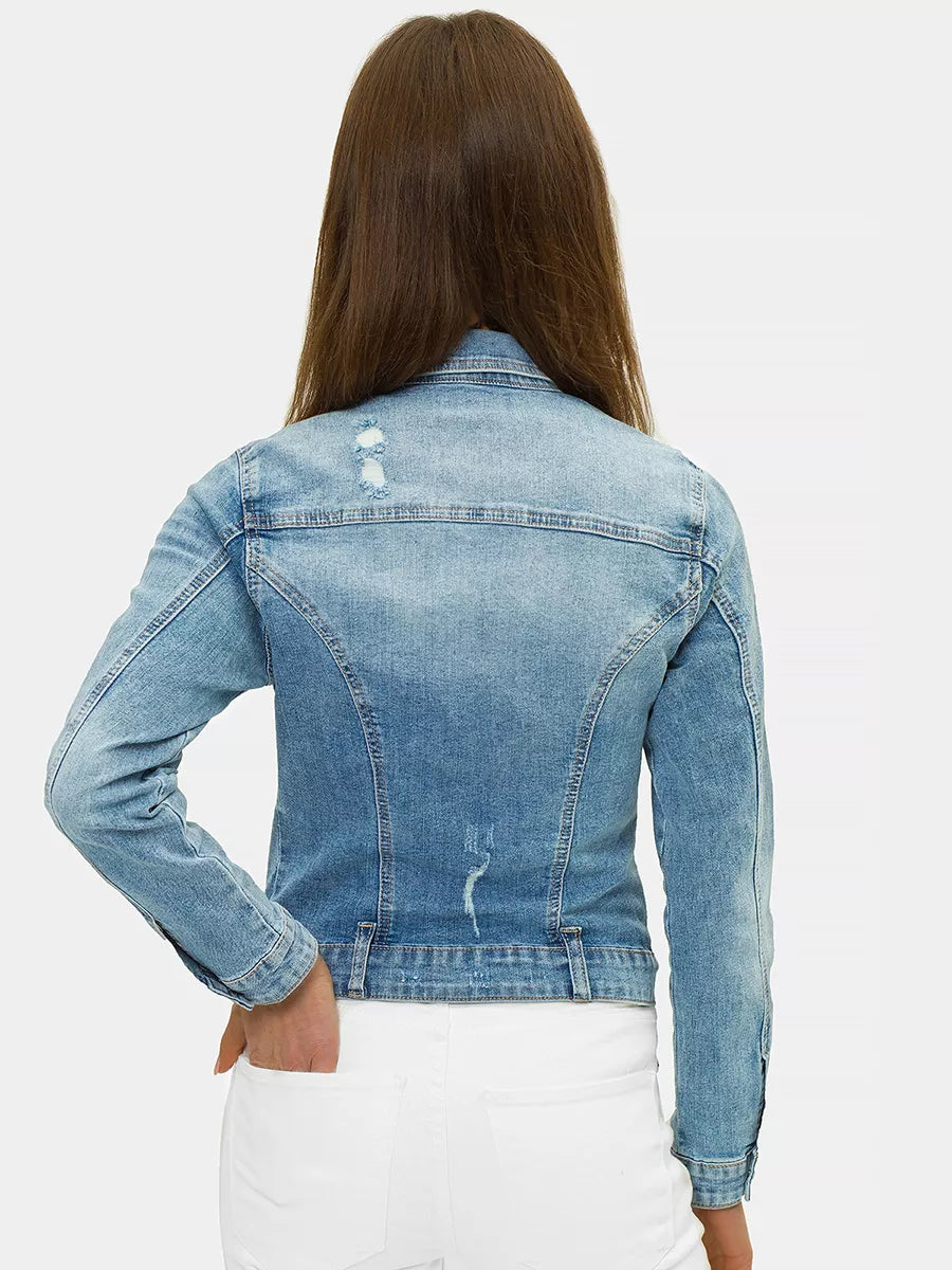 Women's thin denim jacket Kamily
