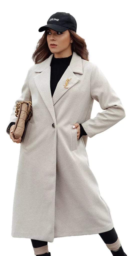 Women's beige coat Abel
