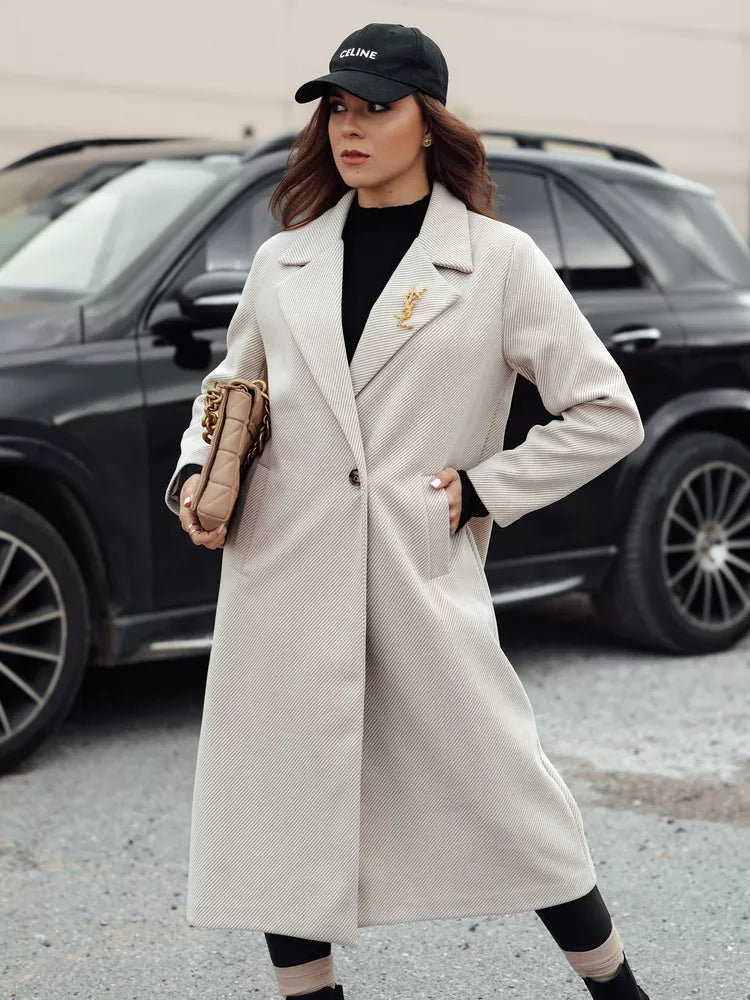 Women's beige coat Abel