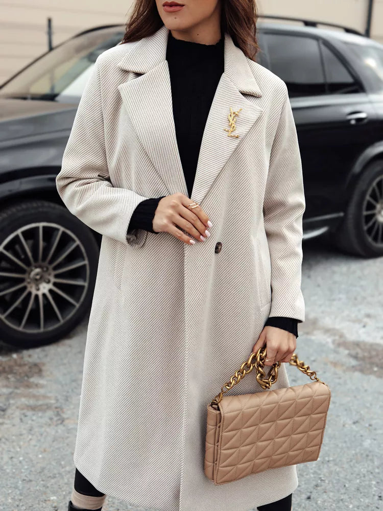 Women's beige coat Abel