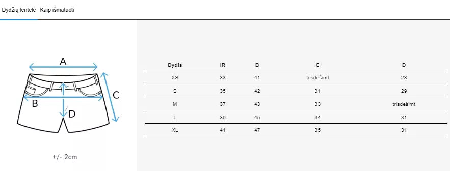 Women's sand-colored denim shorts Popglam