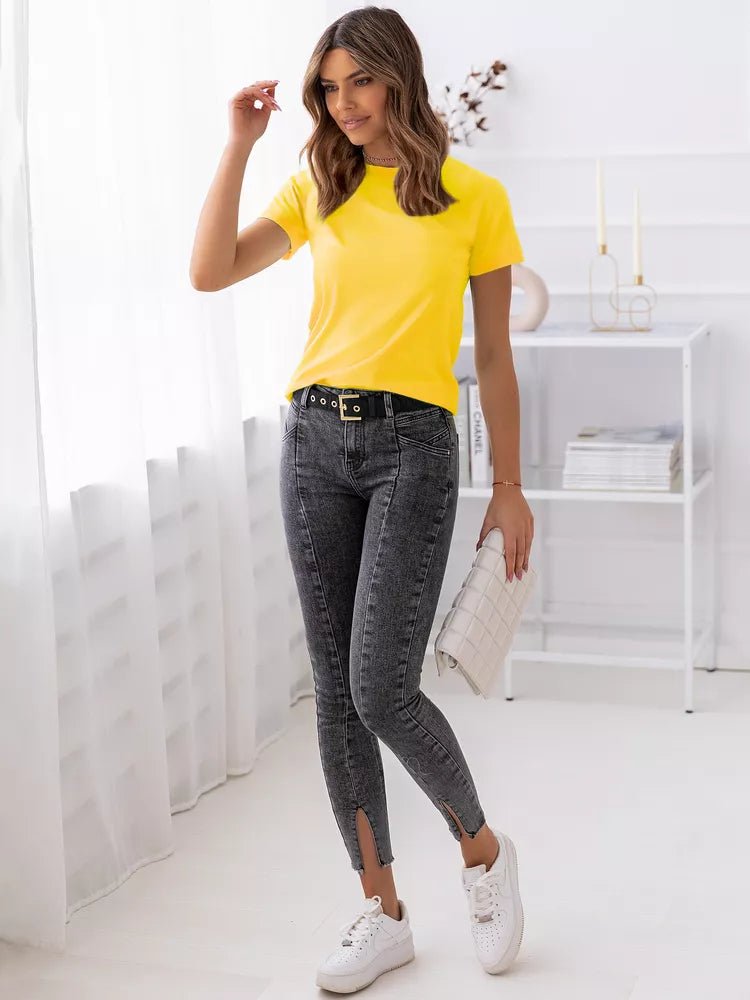 Women's bright yellow T-shirt Susil
