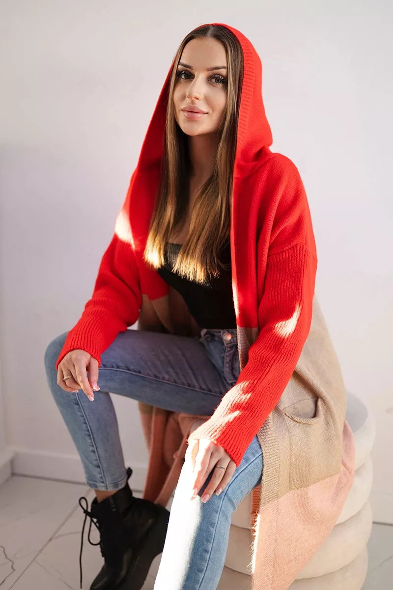 Women's tricolor cardigan Mune