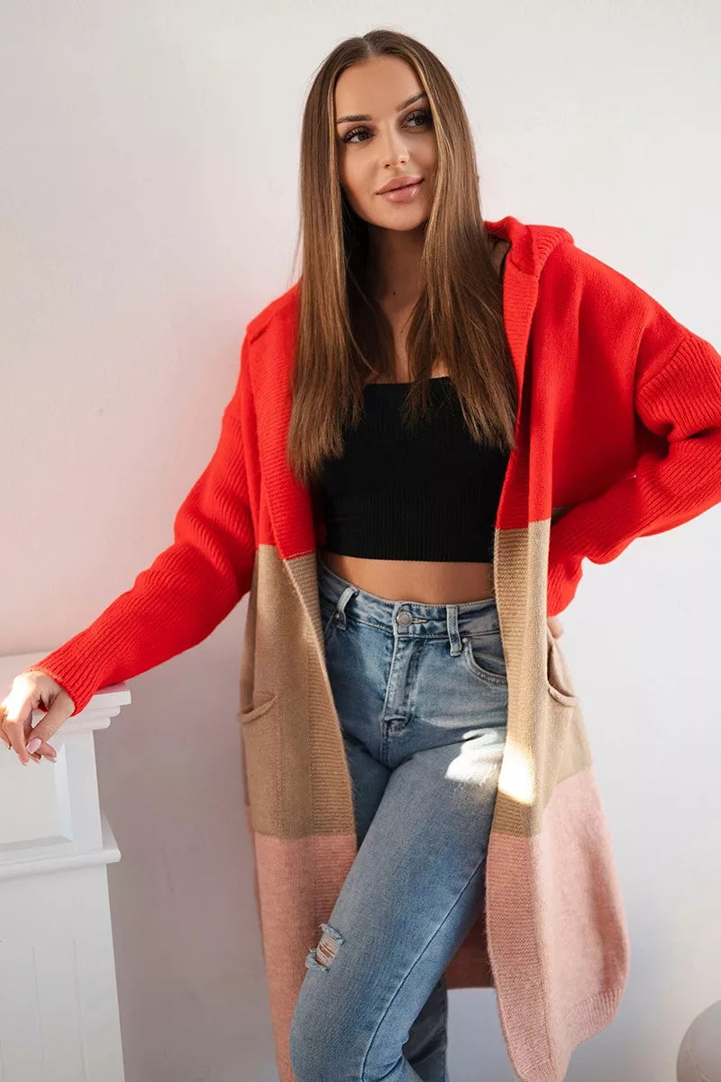 Women's tricolor cardigan Mune