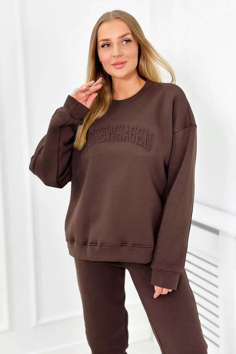 Women's dark brown Copenhagen set.