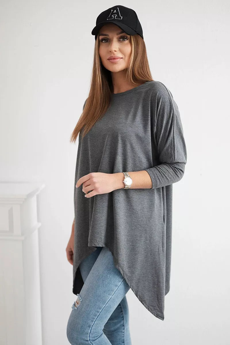 Women's dark gray blouse Rosit