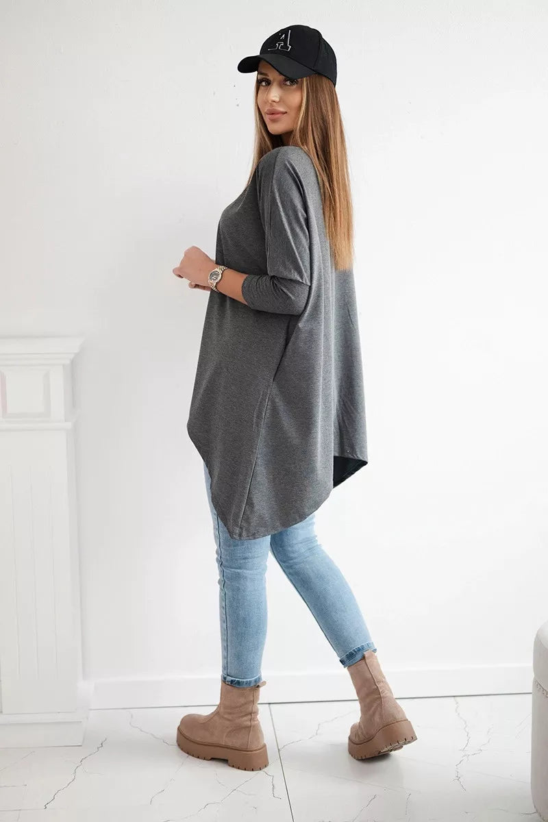 Women's dark gray blouse Rosit