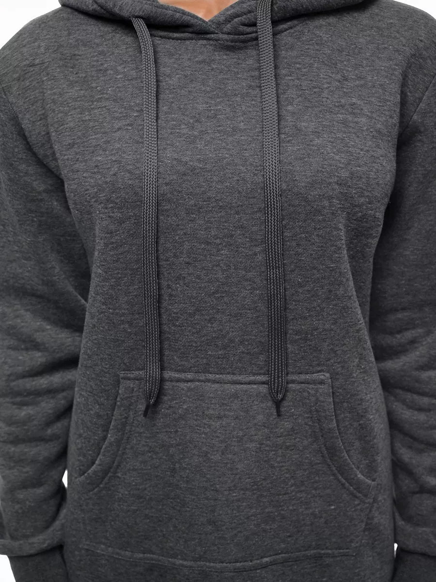 Women's dark gray hooded dress Megan