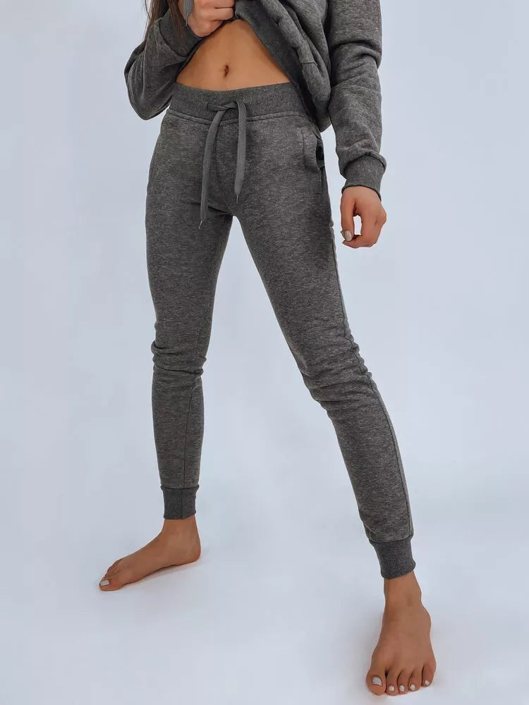 Women's dark gray casual pants Flor