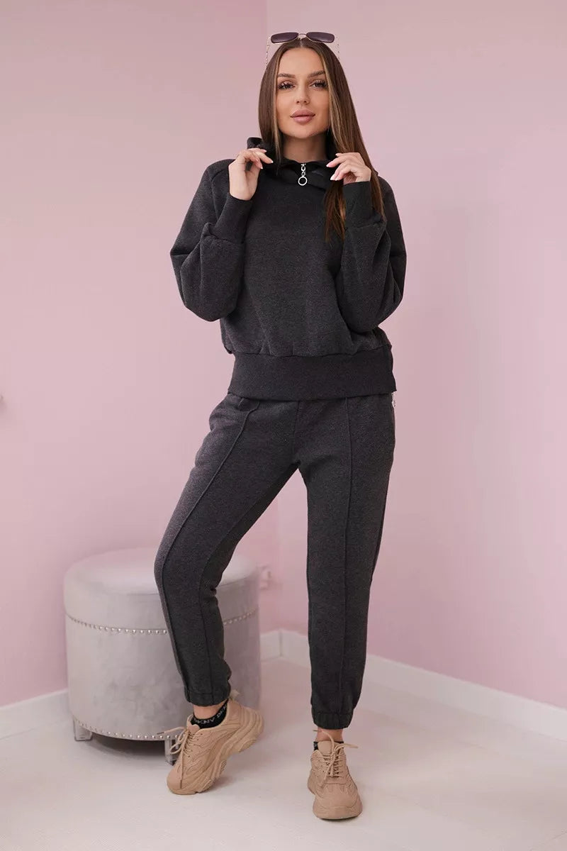 Women's dark gray suit First