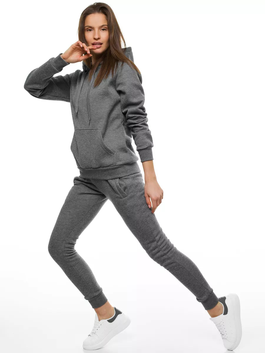 Women's dark gray Super tracksuit