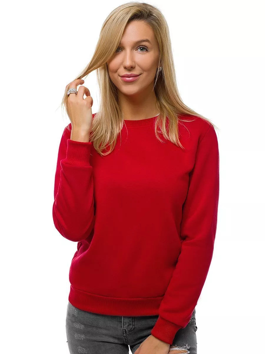 Women's dark red sweater Kober