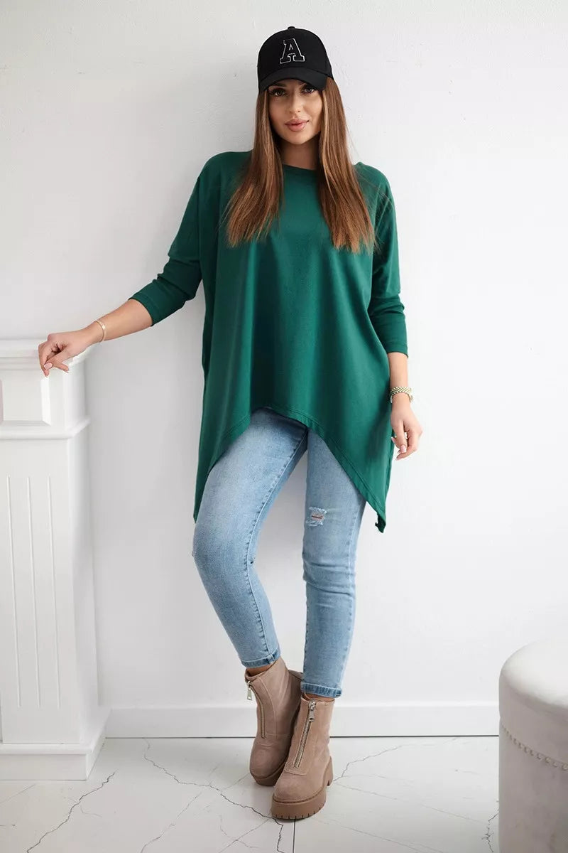 Women's dark green blouse Rosit