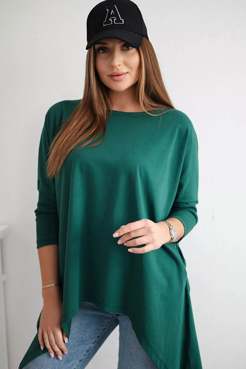 Women's dark green blouse Rosit