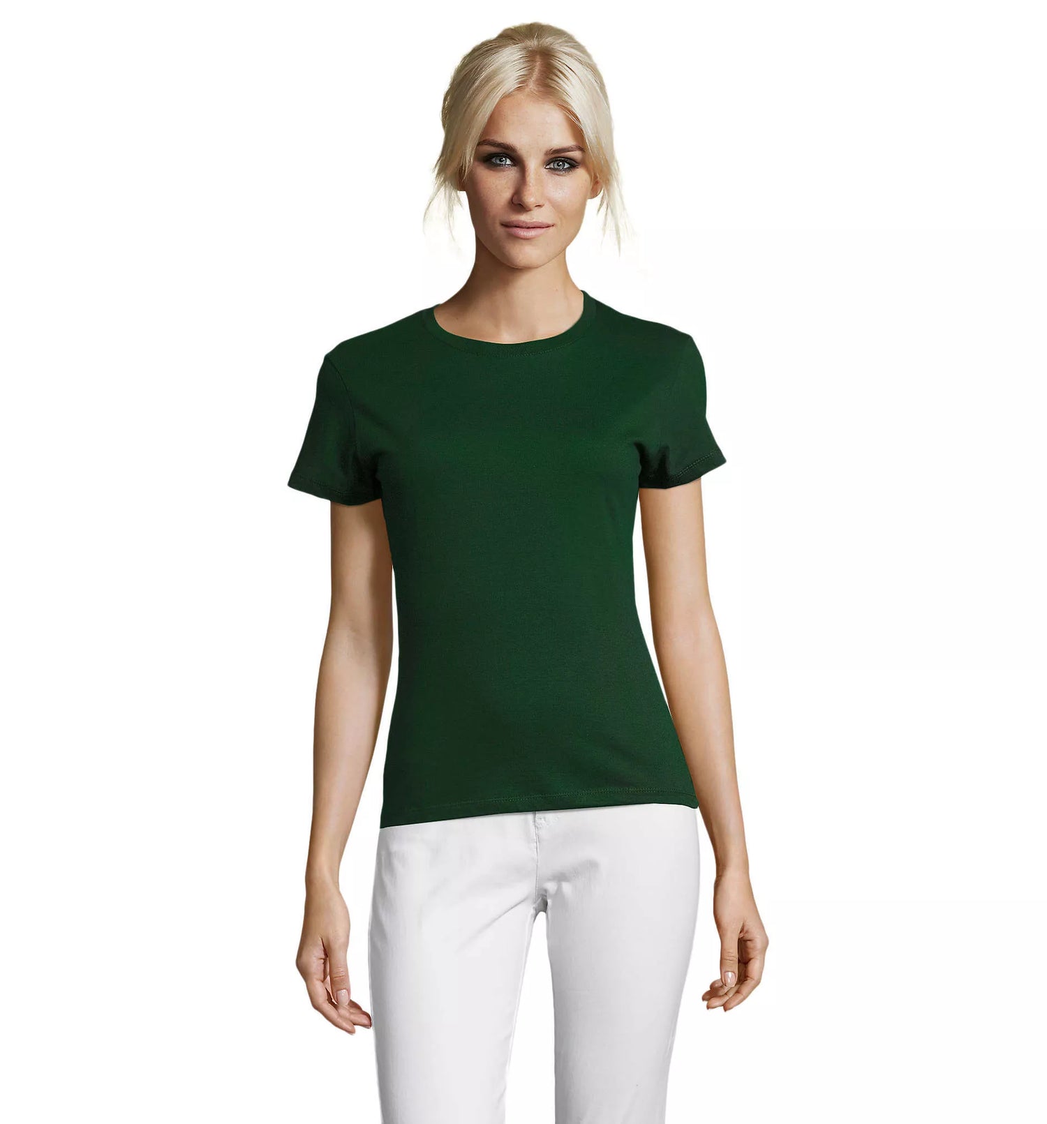 Women's dark green T-shirt Regent Women