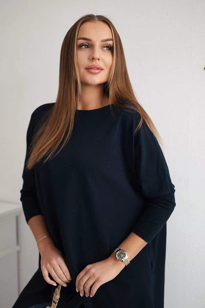 Women's dark blue blouse Rosit