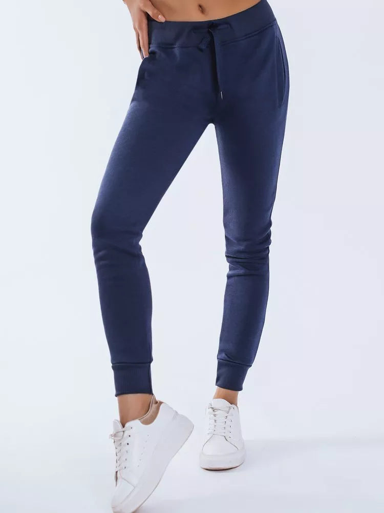 Women's navy blue casual pants Flor