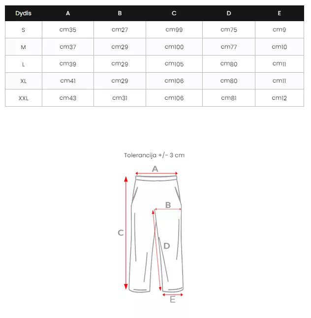 Women's dark blue casual pants Vytis