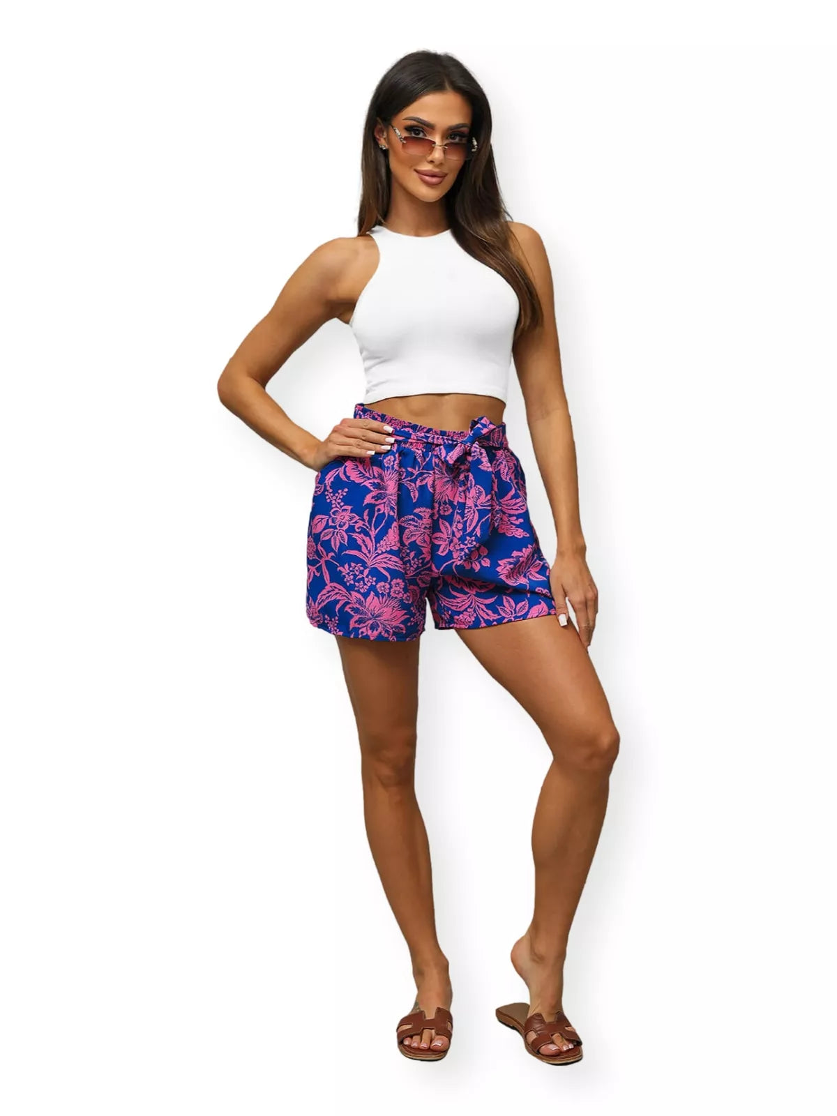 Women's dark blue shorts Jungle
