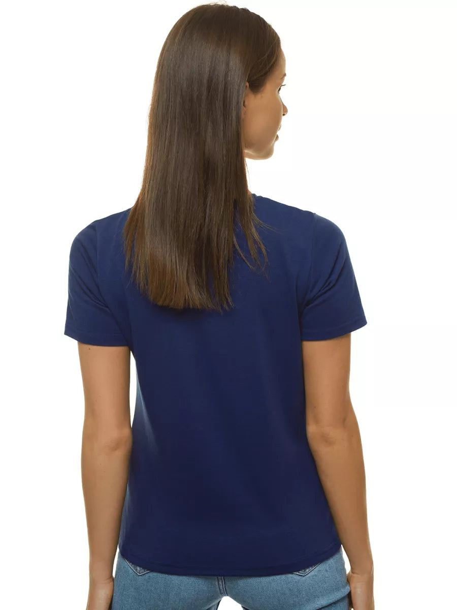 Women's navy blue T-shirt Dian