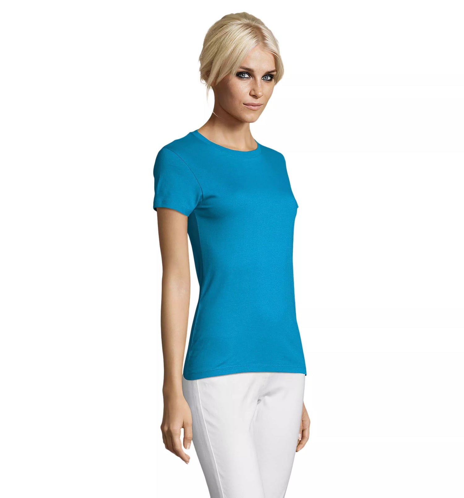 Women's aqua blue T-shirt Regent Women