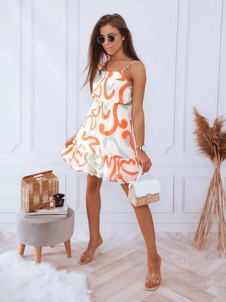 Women's summer dress white Dilon