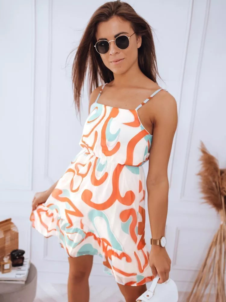 Women's summer dress white Dilon