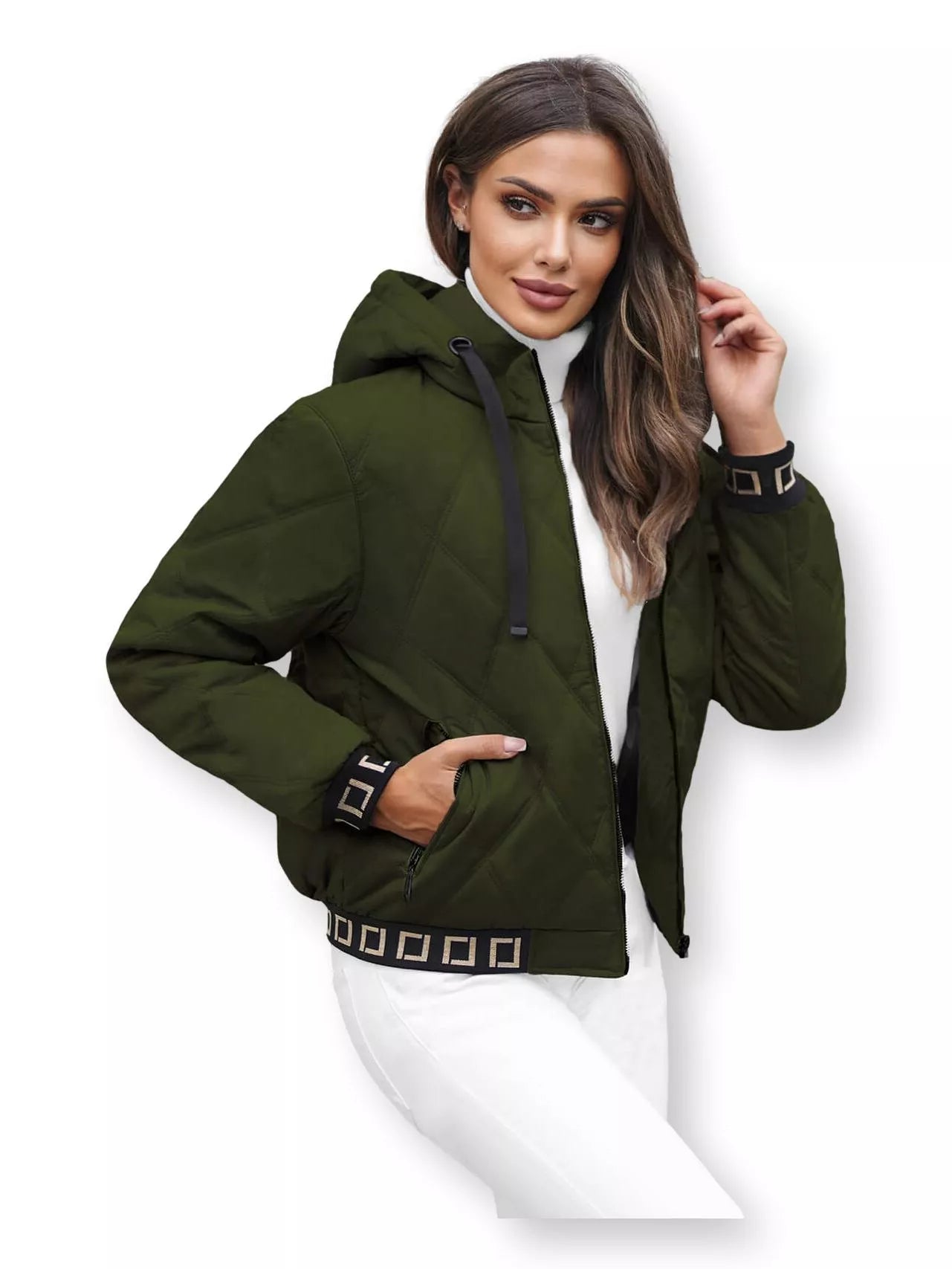 Women's green jacket Carit