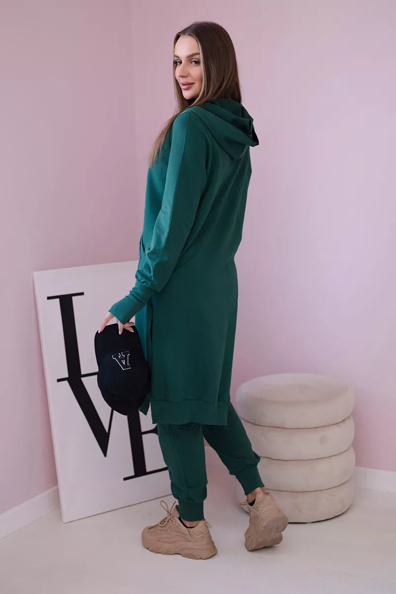 Women's green Donni suit.