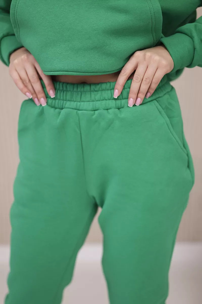Women's green Soni suit.