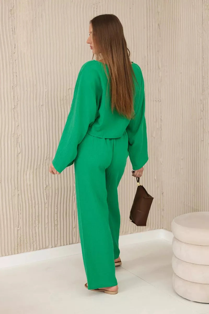 Women's green Sunny set.