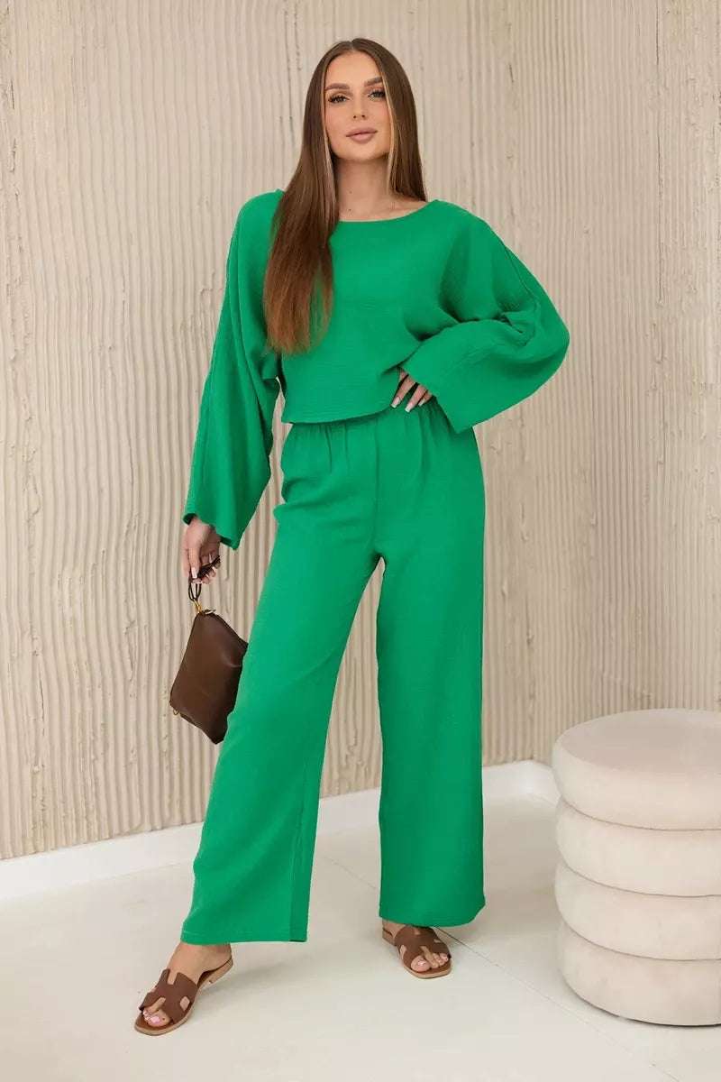 Women's green Sunny set.