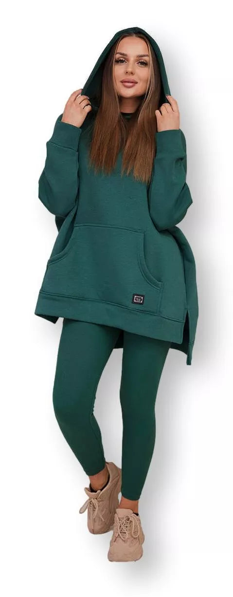 Women's green casual set Mocca
