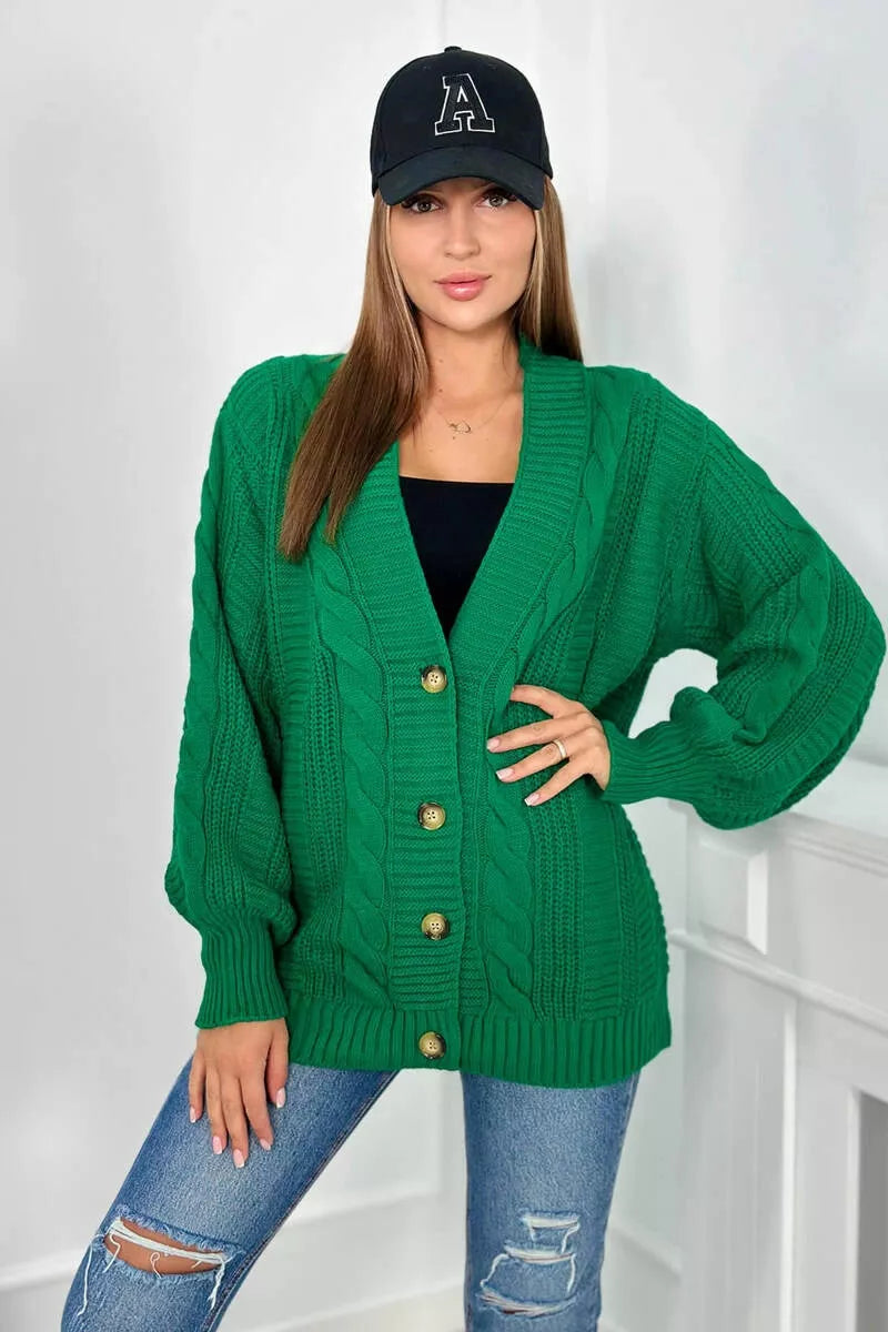 Women's green sweater Sari