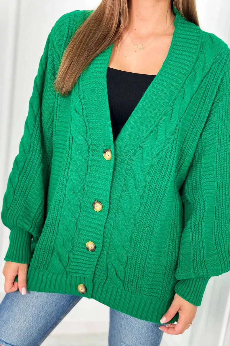 Women's green sweater Sari