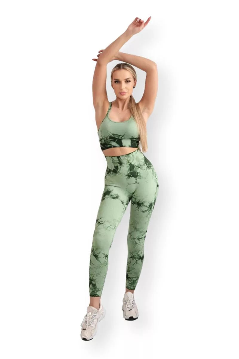 Women's green Push Up set.